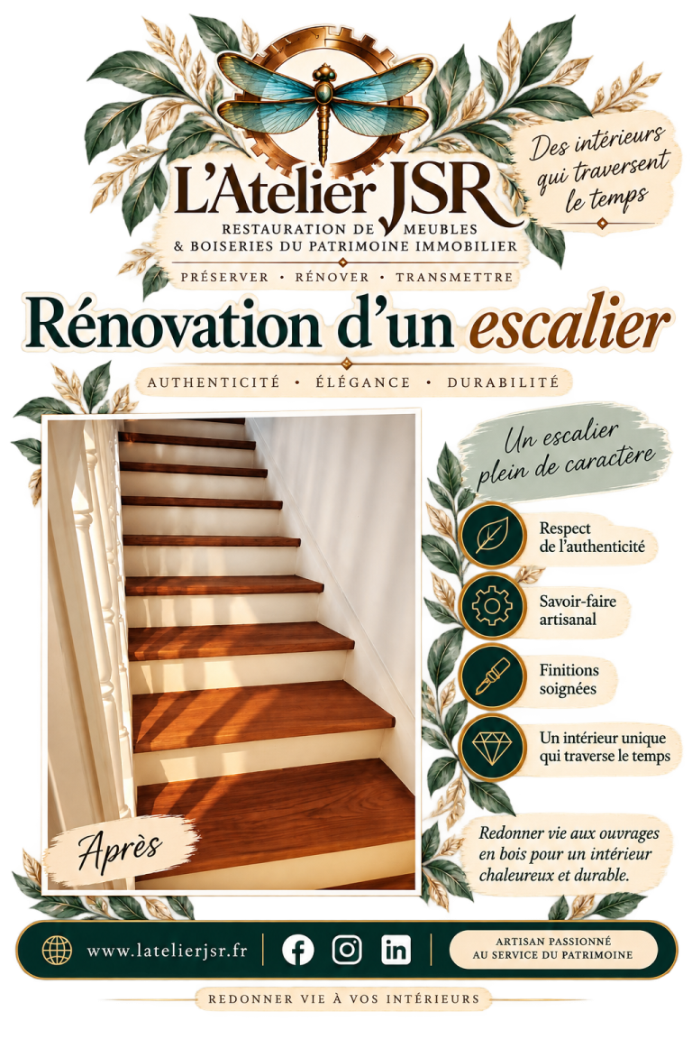 L'Atelier JSR : rénovation d'un escalier